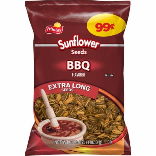 Frito Lay Sunflower Seeds, Bbq Flavored, Extra Long