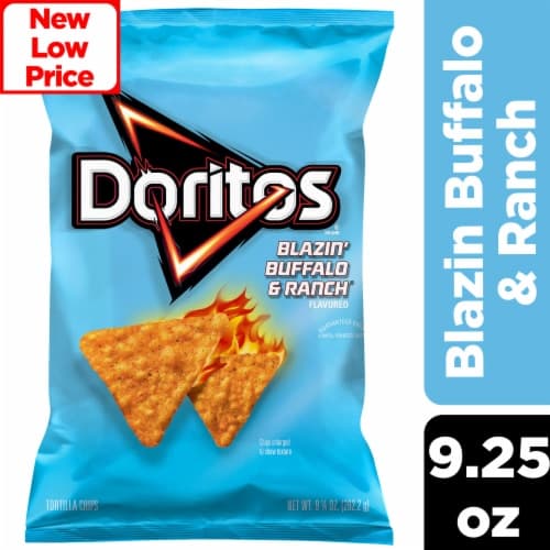 Doritos Tortilla Chips Blazin Buffalo & Ranch Flavored 