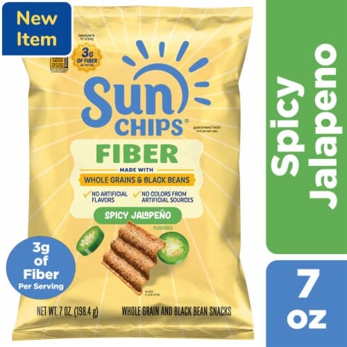 Sun Chips Made With Black Beans Spicy Jalapeño