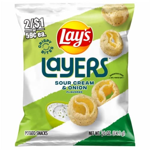 Lay'S Layers Sour Cream & Onion Chips