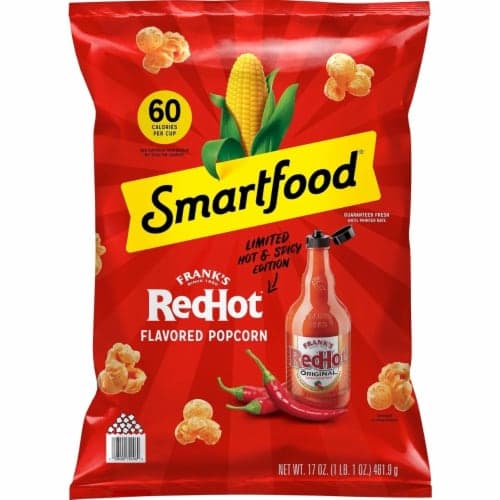 Smartfood Frank'S Redhot Flavored Popcorn