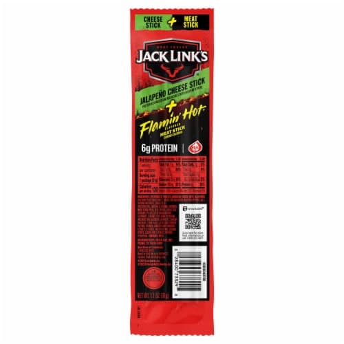 Jack Link'S Flamin Hot Flavored Jalapeno Cheese And Meat