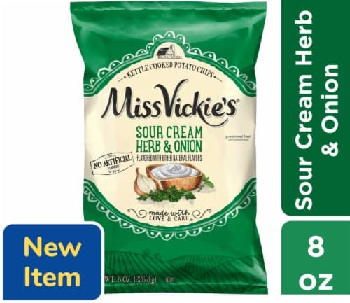 Miss Vickie'S Sour Cream Herb & Onion Kettle Cooked Potato Chips