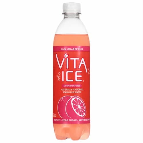 Vita Ice Sparkling Water, Pink Grapefruit