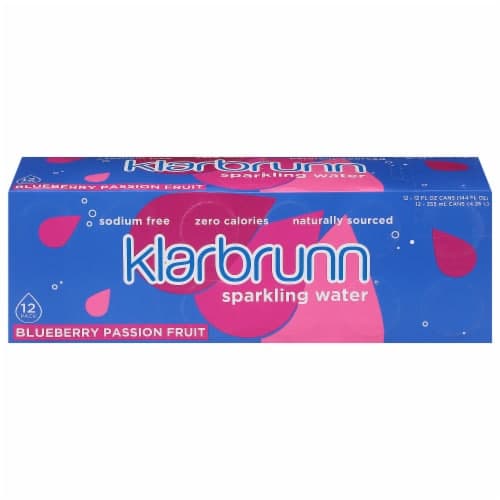 Klarbrunn Sparkling Water, Blueberry Passion Fruit