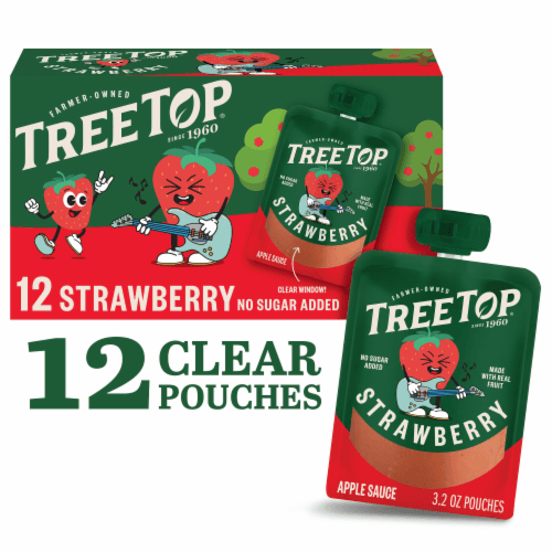 Tree Top Apple Sauce Strawberry Pouches