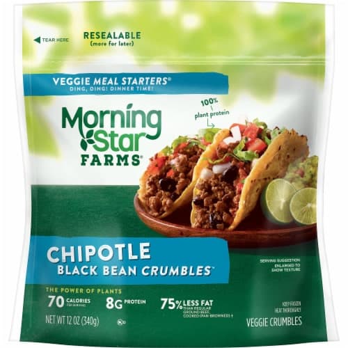 Morningstar Farms Veggie Crumbles, Chipotle Black Bean