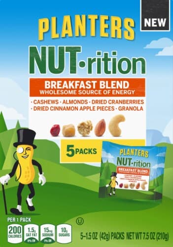 Planters Nut-Rition Breakfast Blend - 5 Pks
