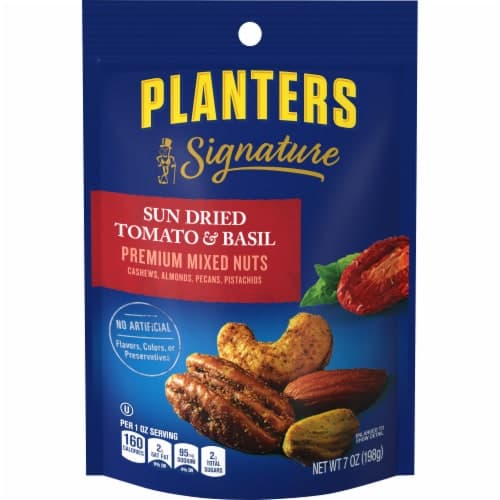 Planters Signature Sun Dried Tomato & Basil Premium Mixed Nuts