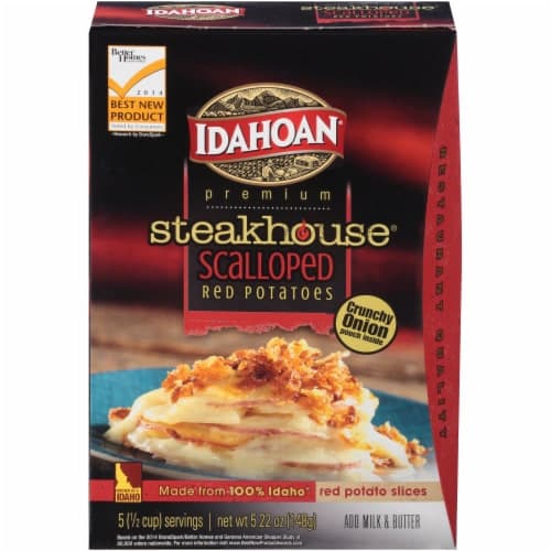 Idahoan Steakhouse Red Potatoes, Premium, Scalloped