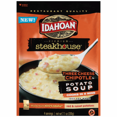 Idahoan Premium Steakhouse Three Cheese Chipotle Potato Soup