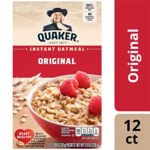 Is it Egg Free? Quaker Instant Oatmeal Original - Low Fodmap Certified