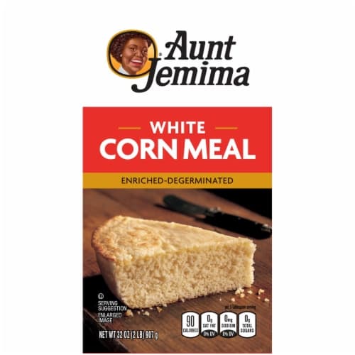 Aunt Jemima Corn Meal, White, Enriched-Degerminated