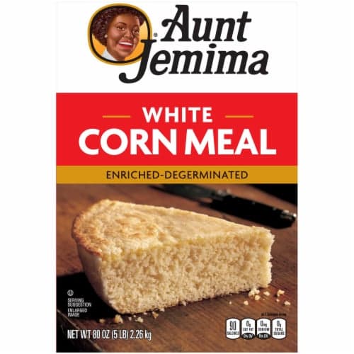 Aunt Jemima Corn Meal White Paper Bag