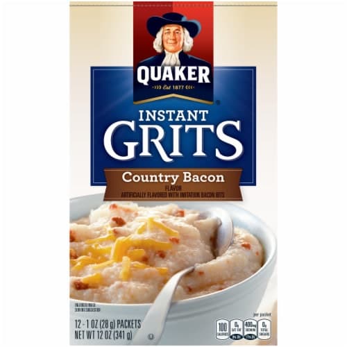 Quaker Instant Grits Country Bacon Flavor