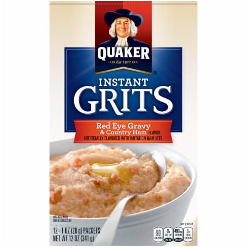 Quaker Instant Grits Red Eye Gravy & Country Ham Flavor