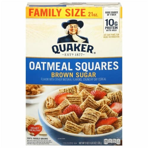 Quaker Oatmeal Squares Box