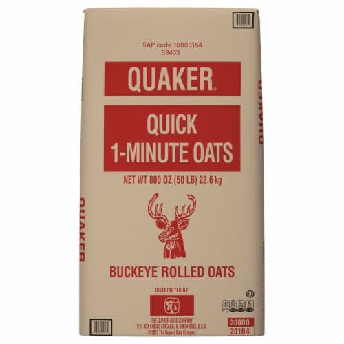 Quaker Buckeye Quick Cooking Rolled Oats