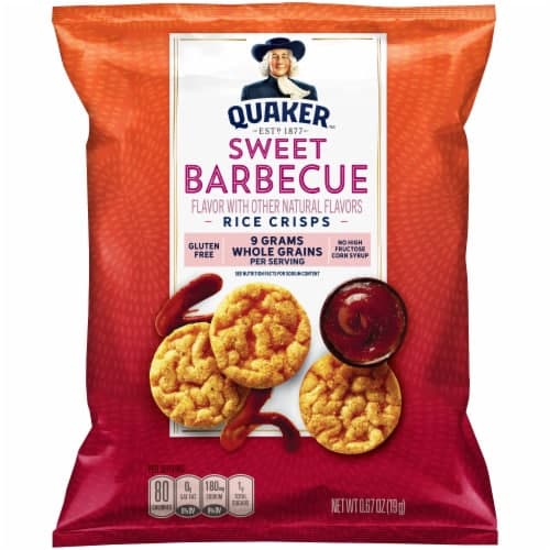 Quaker Sweet Barbecue Flavor Rice Crisps
