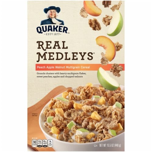 Quaker Multigrain Peach Apple Walnut Cereal