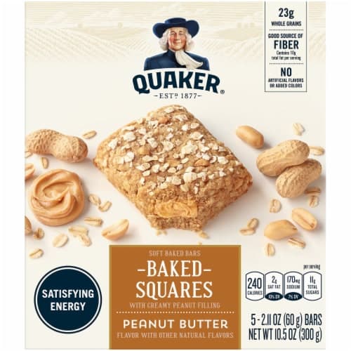 Quaker Baked Squares, Peanut Butter