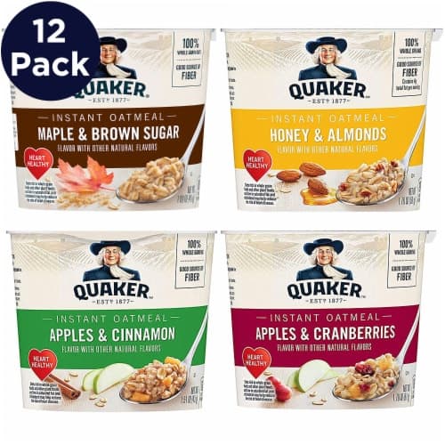 Quaker Express Instant Oatmeal Cups Variety