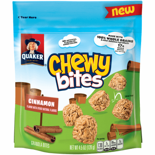 Quaker Chewy Bites Granola Bites, Cinnamon Flavor