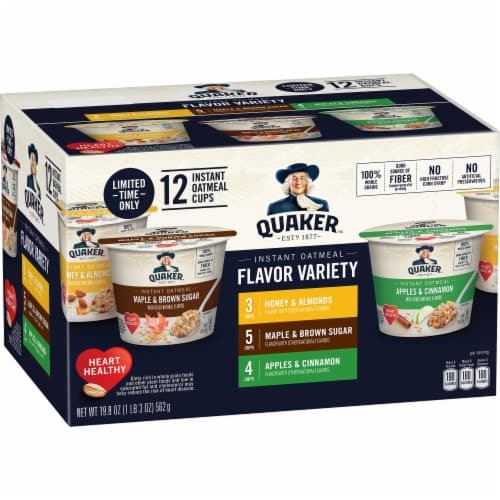 Quaker Instant Oatmeal Cups Variety