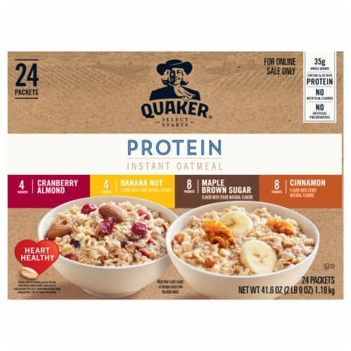 Quaker Select Starts Protein Instant Oatmeal Variety