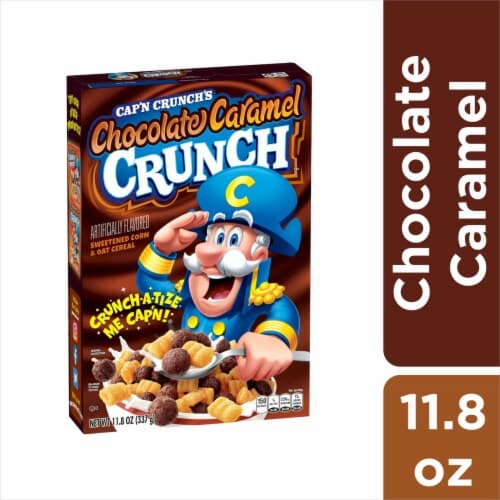 Cap'n Crunch's Chocolate Caramel Crunch Sweetened Corn & Oat Cereal