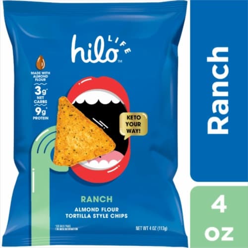 Hilo Life Ranch Almond Flour Tortilla Style Chips