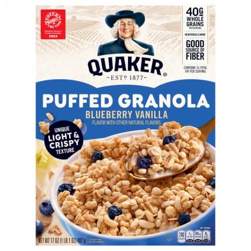 Is it Oral Allergy Syndrome Friendly? Quaker Puffed Granola Blueberry Vanilla