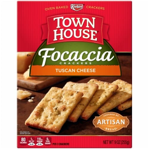 Town House Focaccia Tuscan Cheese Crackers