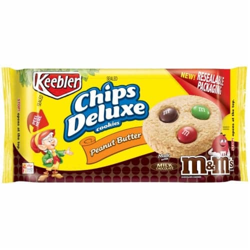 Keebler Chips Deluxe Cookies, Peanut Butter