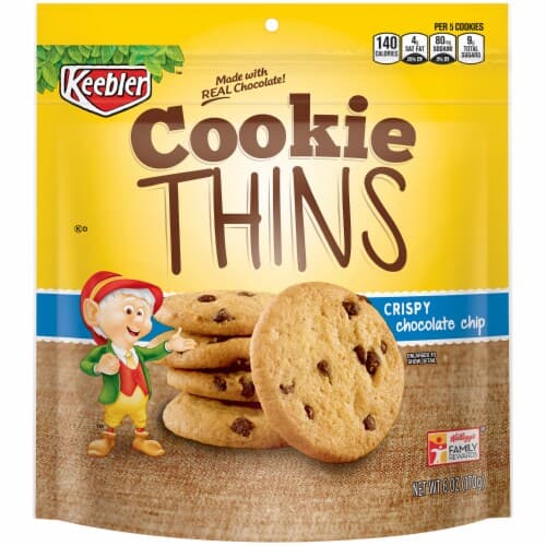 Keebler Simply Made Cookie Thins, Crispy Chocolate Chip