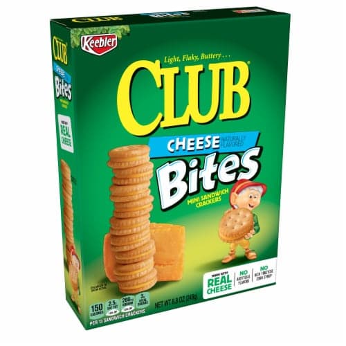 Club Bites Cheese Mini Sandwich Crackers
