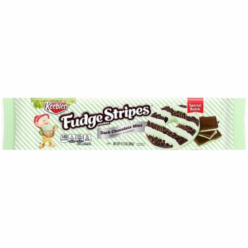 Keebler Fudge Stripes, Cookies, Dark Chocolate Mint, Special Batch