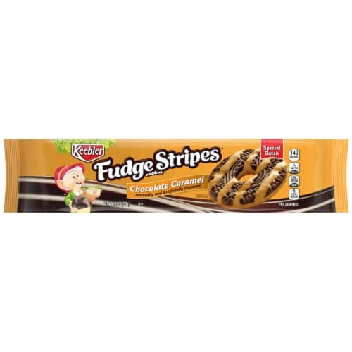 Keebler Fudge Stripes Chocolate Caramel Cookies