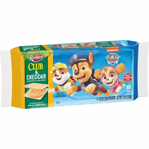 Keebler, Paw Patrol - Sandwich Crackers, Club & Cheddar, Perfect Lunchbox Size