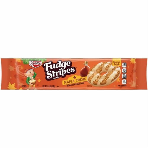 Keebler Fudge Stripes Special Batch Maple Creme Cookies