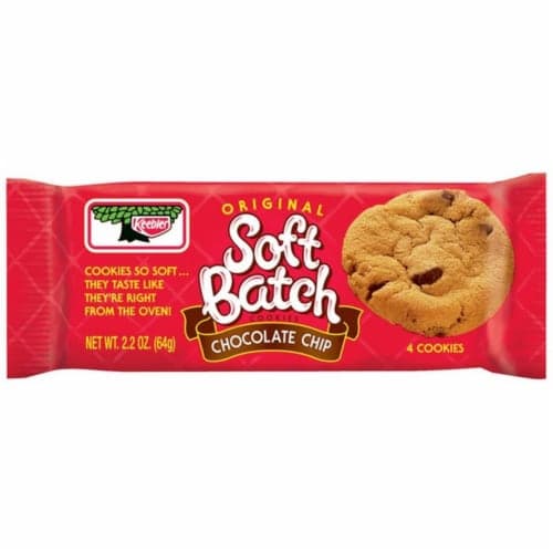 Keebler  Soft Batch Chocolate Chip Cookies- 4 Per Pack 