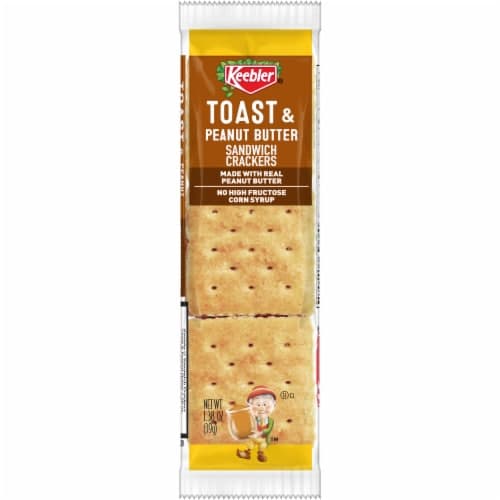 Keebler Sandwich Crackers, Toast & Peanut Butter