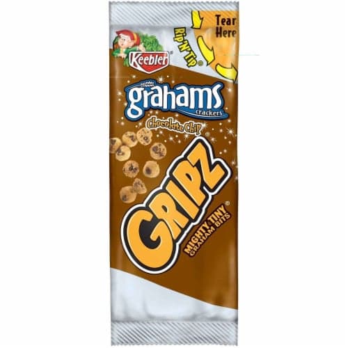 Keebler Gripz Chocolate Chip Graham Cracker, - 150 Per Case