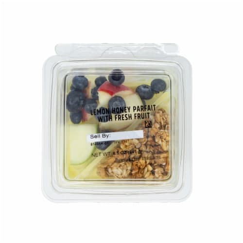 Lemon Honey Parfait With Fresh Fruit