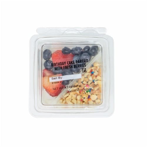Birthday Cake Parfait With Fresh Berries