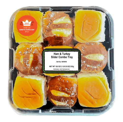 Taylor Farms Ham And Turkey Combo Slider Party Tray