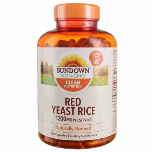 Sundown Naturals Red Yeast Rice Dietary Supplement Capsules