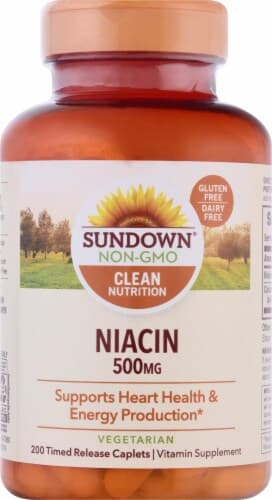 Sundown Naturals Niacin Time Release Caplets