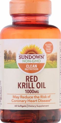Sundown Naturals Red Krill Oil Softgels