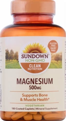 Sundown Naturals Magnesium Mineral Supplement Caplets